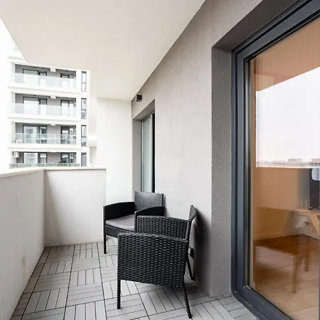 Flat With Balcony Apartment