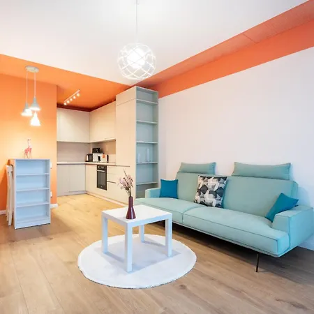 Flat With Balcony Apartment *