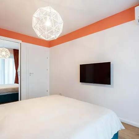 Flat With Balcony Apartment *